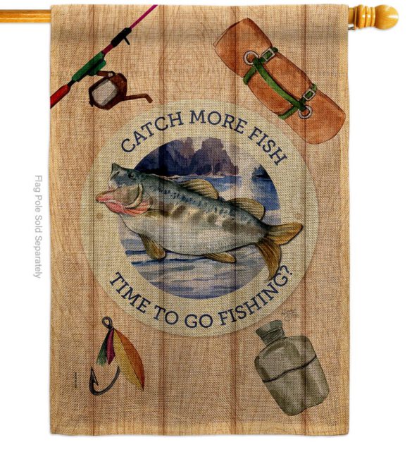 Catch Fish - Sports Interests Vertical Impressions Decorative Flags HG137549 Made In USA - Image 12