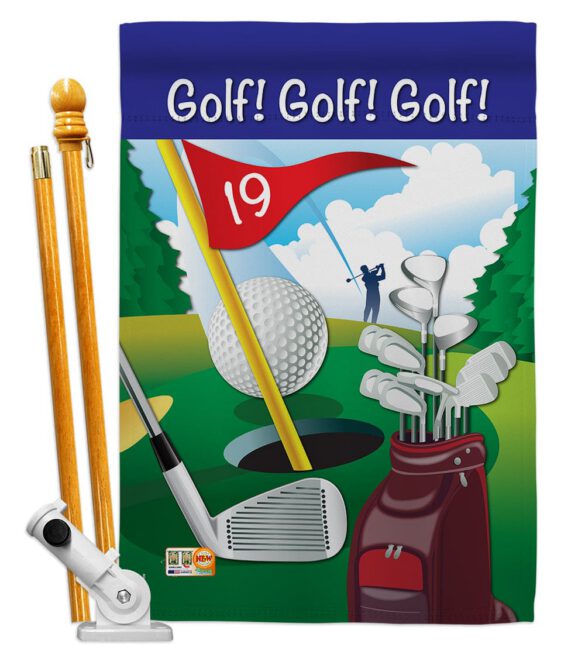Golf!, Golf!, Golf! - Sports Interests Vertical Impressions Decorative Flags HG109043 Made In USA - Image 5