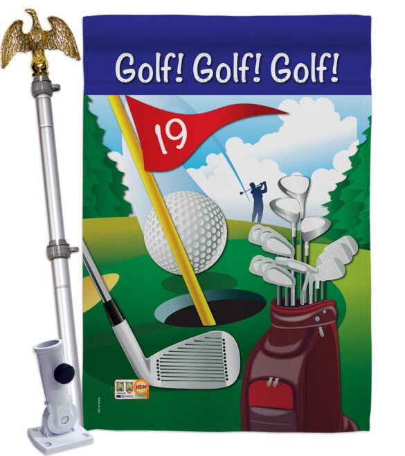 Golf!, Golf!, Golf! - Sports Interests Vertical Impressions Decorative Flags HG109043 Made In USA - Image 13