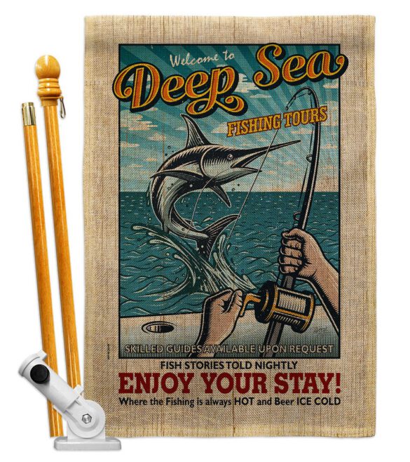 Fishing Tours - Sports Interests Vertical Impressions Decorative Flags HG109077 Made In USA - Image 15