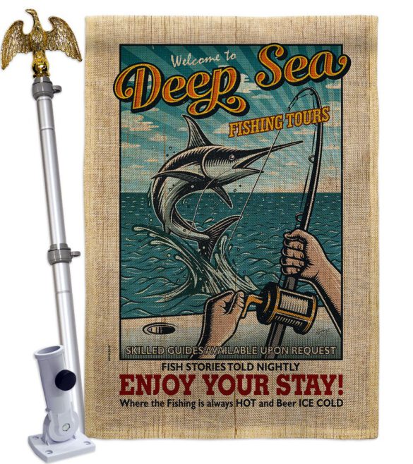 Fishing Tours - Sports Interests Vertical Impressions Decorative Flags HG109077 Made In USA - Image 19