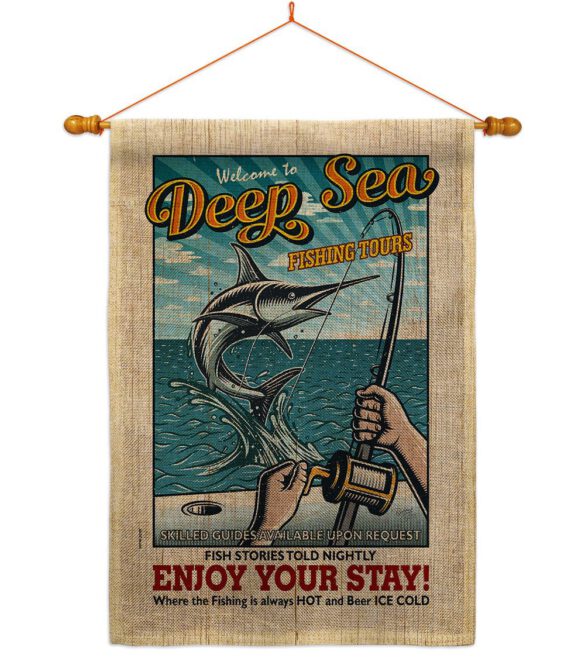 Fishing Tours - Sports Interests Vertical Impressions Decorative Flags HG109077 Made In USA - Image 20