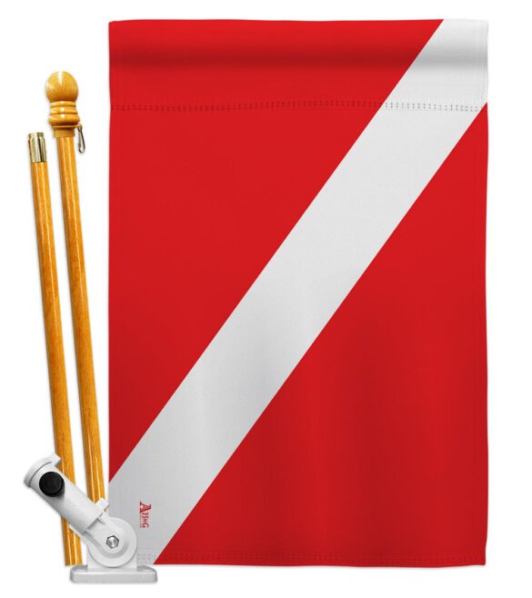 Divers Flag - Sports Interests Vertical Impressions Decorative Flags HG140930 Made In USA - Image 5