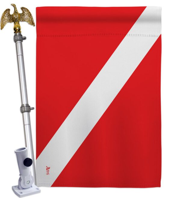 Divers Flag - Sports Interests Vertical Impressions Decorative Flags HG140930 Made In USA - Image 13