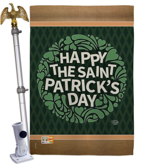 Happy St. Patrick's Day - St Patrick Spring Vertical Impressions Decorative Flags HG191084 Made In USA - Image 13