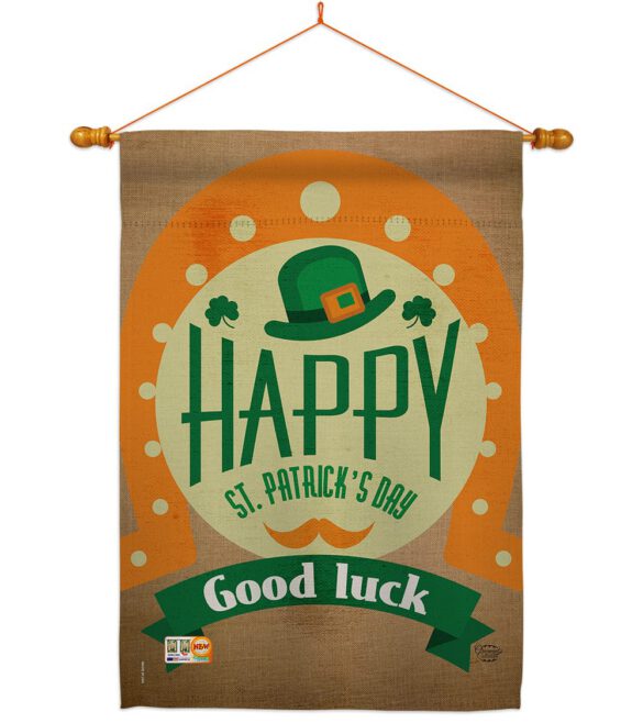 Good Luck St. Patrick's Day - St Patrick Spring Vertical Impressions Decorative Flags HG191098 Made In USA - Image 14