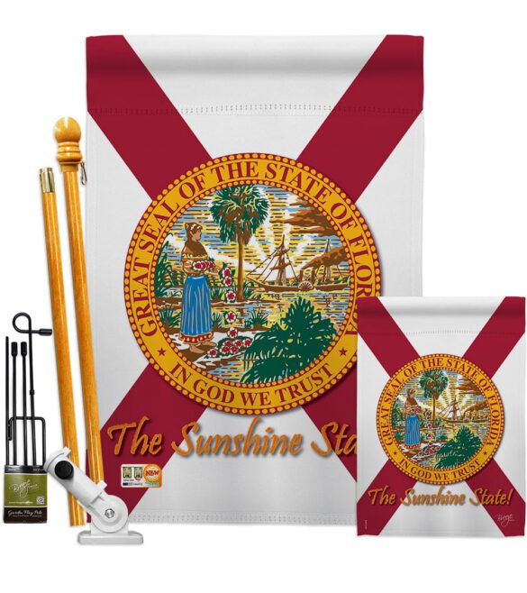 Florida - States Americana Vertical Impressions Decorative Flags HG108082 Made In USA - Image 6