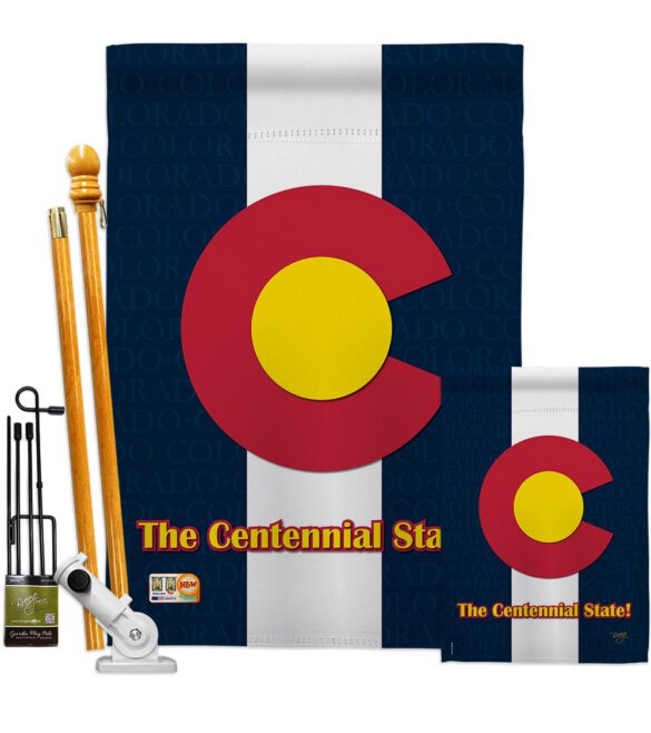 Colorado - States Americana Vertical Impressions Decorative Flags HG108104 Made In USA - Image 6