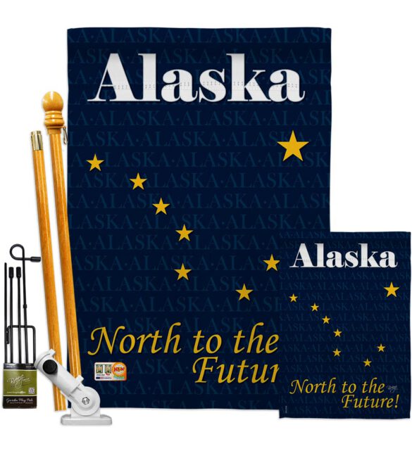 Alaska - States Americana Vertical Impressions Decorative Flags HG108135 Made In USA - Image 7
