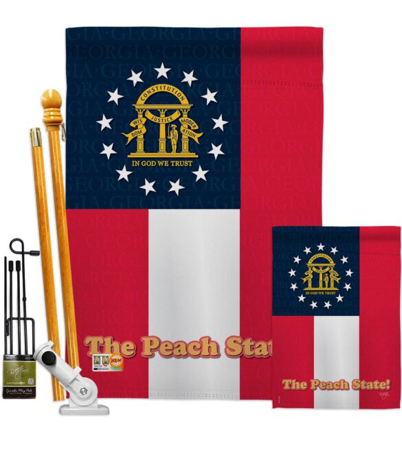 Georgia - States Americana Vertical Impressions Decorative Flags HG108136 Made In USA - Image 6