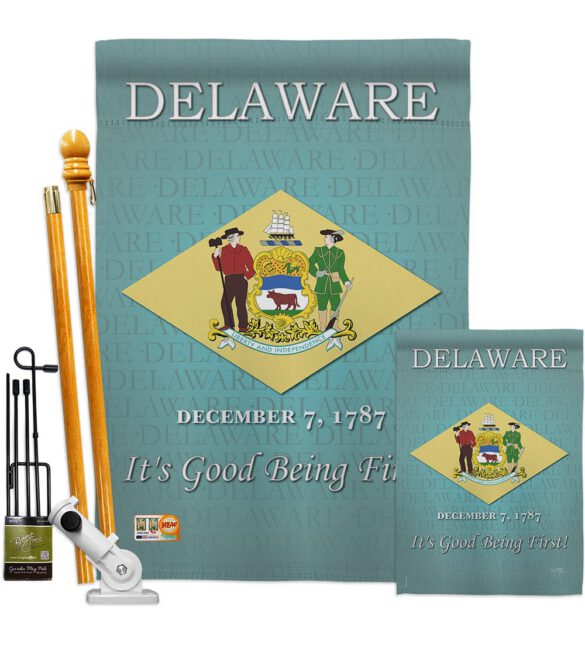 Delaware - States Americana Vertical Impressions Decorative Flags HG108139 Made In USA - Image 6