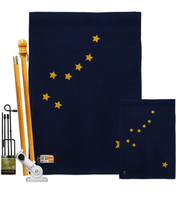 Alaska - States Americana Vertical Impressions Decorative Flags HG140502 Made In USA - Image 18