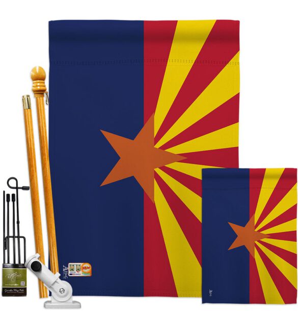 Arizona - States Americana Vertical Impressions Decorative Flags HG140503 Made In USA - Image 7