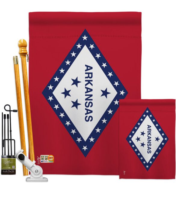 Arkansas - States Americana Vertical Impressions Decorative Flags HG140504 Made In USA - Image 7