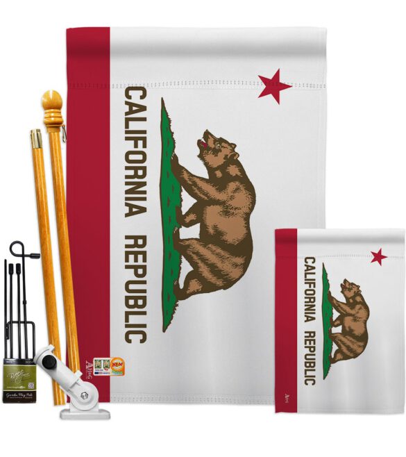 California - States Americana Vertical Impressions Decorative Flags HG140505 Made In USA - Image 6