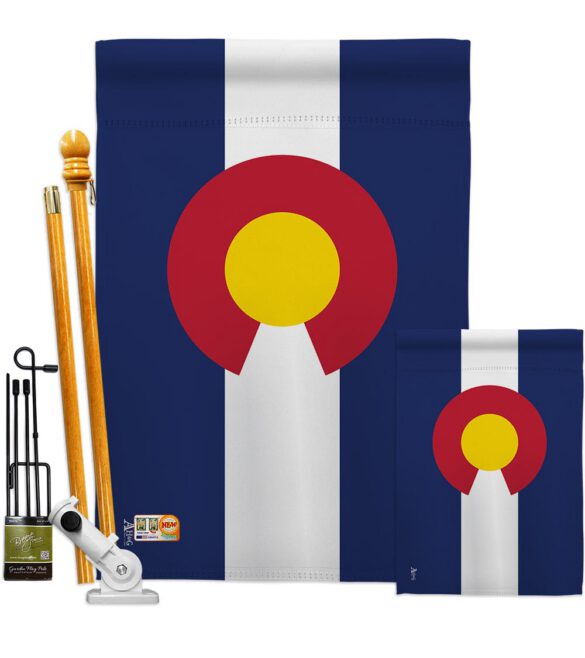 Colorado - States Americana Vertical Impressions Decorative Flags HG140506 Made In USA - Image 6