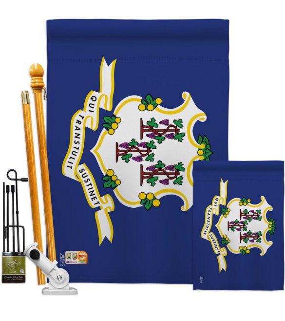 Connecticut - States Americana Vertical Impressions Decorative Flags HG140507 Made In USA - Image 6