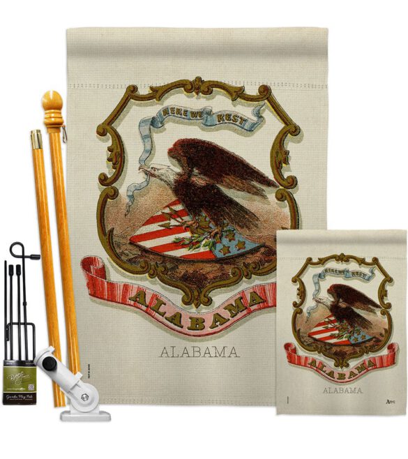 Coat of arms of Alabama - States Americana Vertical Impressions Decorative Flags HG141208 Made In USA - Image 6