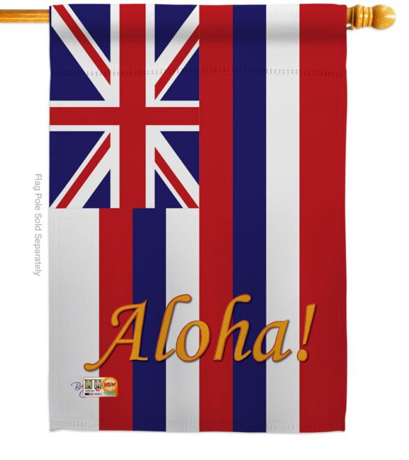 Hawaii - States Americana Vertical Impressions Decorative Flags HG108121 Made In USA - Image 2