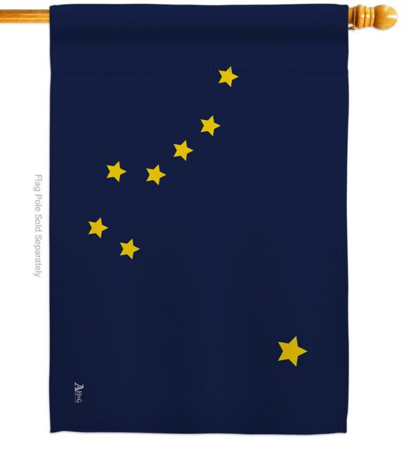 Alaska - States Americana Vertical Impressions Decorative Flags HG140502 Made In USA - Image 3