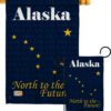 Alaska - States Americana Vertical Impressions Decorative Flags HG108135 Made In USA