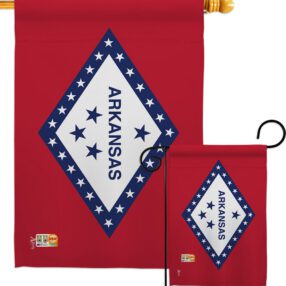 Arkansas - States Americana Vertical Impressions Decorative Flags HG140504 Made In USA