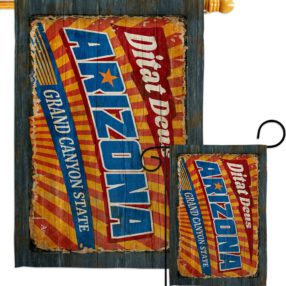 Arizona Vintage - States Americana Vertical Impressions Decorative Flags HG140947 Made In USA