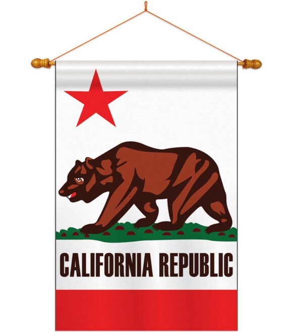 California - States Americana Vertical Applique Decorative Flags HG108050 - Image 10