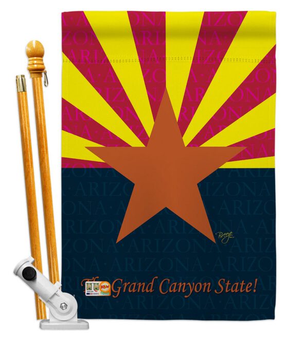 Arizona - States Americana Vertical Impressions Decorative Flags HG108079 Made In USA - Image 6