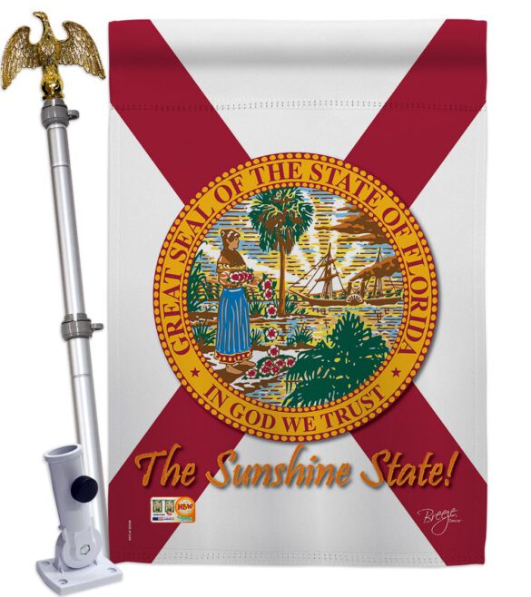 Florida - States Americana Vertical Impressions Decorative Flags HG108082 Made In USA - Image 13