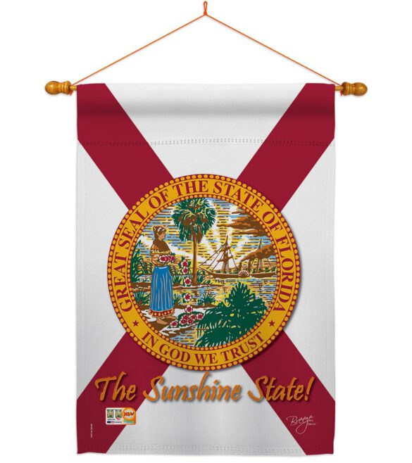 Florida - States Americana Vertical Impressions Decorative Flags HG108082 Made In USA - Image 14
