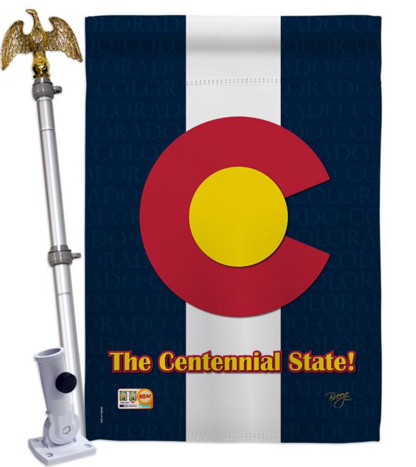 Colorado - States Americana Vertical Impressions Decorative Flags HG108104 Made In USA - Image 13