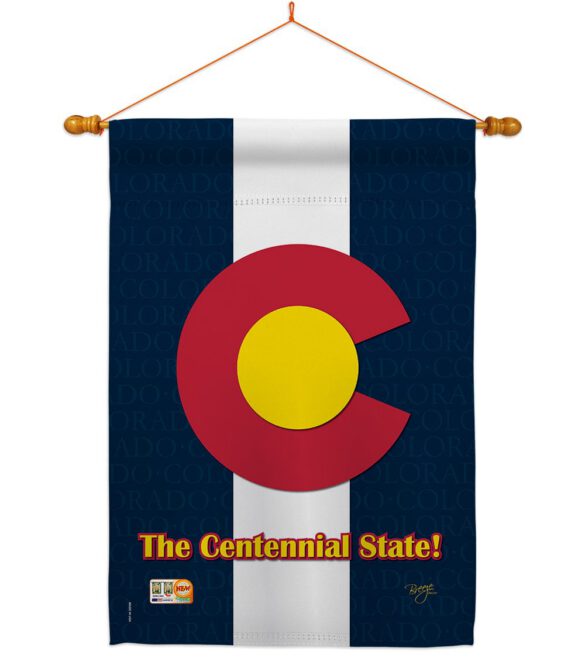 Colorado - States Americana Vertical Impressions Decorative Flags HG108104 Made In USA - Image 14
