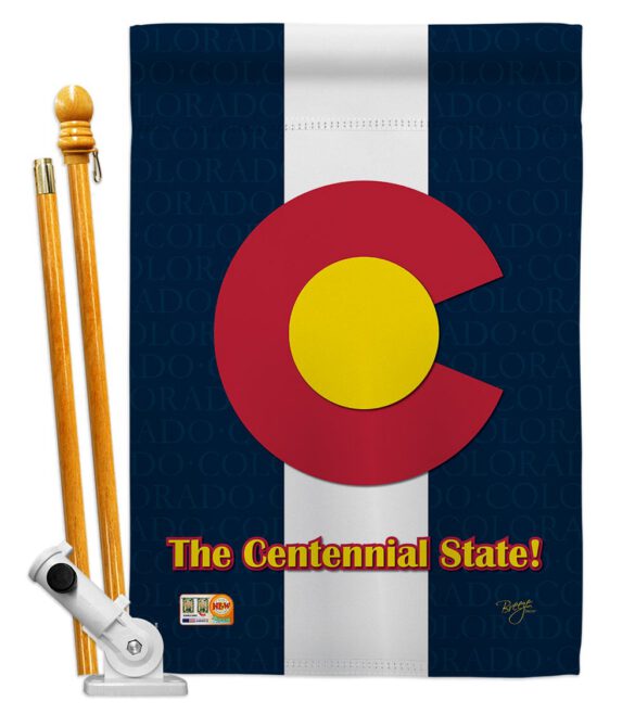 Colorado - States Americana Vertical Impressions Decorative Flags HG108104 Made In USA - Image 5