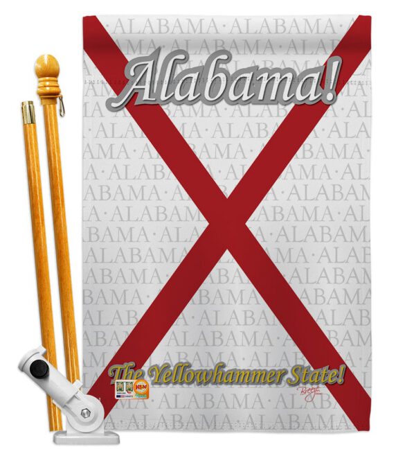 Alabama - States Americana Vertical Impressions Decorative Flags HG108117 Made In USA - Image 6