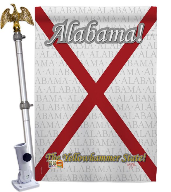 Alabama - States Americana Vertical Impressions Decorative Flags HG108117 Made In USA - Image 14