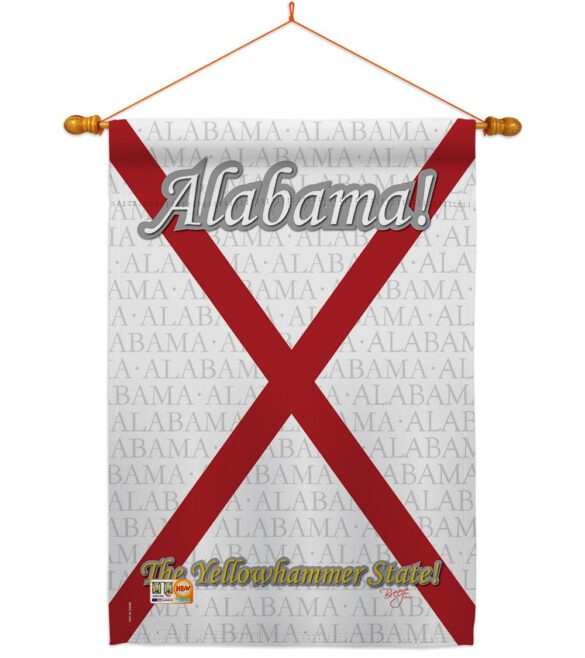 Alabama - States Americana Vertical Impressions Decorative Flags HG108117 Made In USA - Image 15