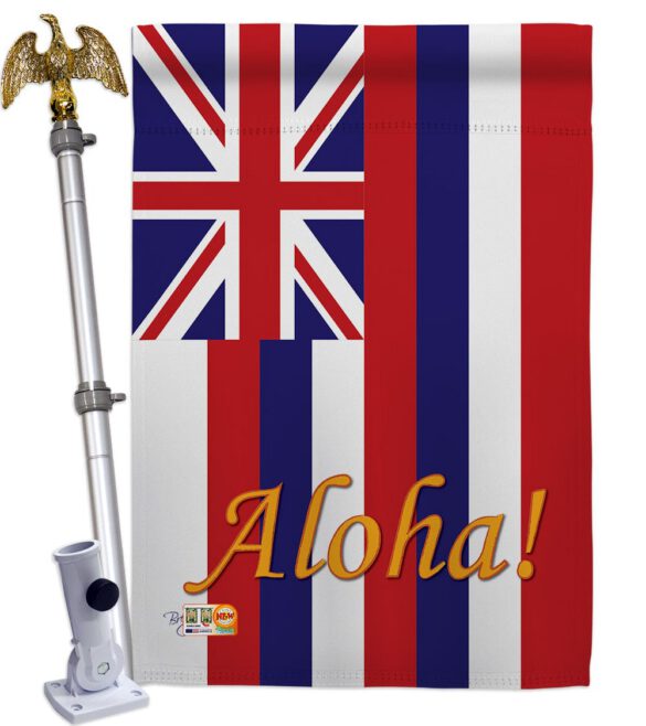 Hawaii - States Americana Vertical Impressions Decorative Flags HG108121 Made In USA - Image 13
