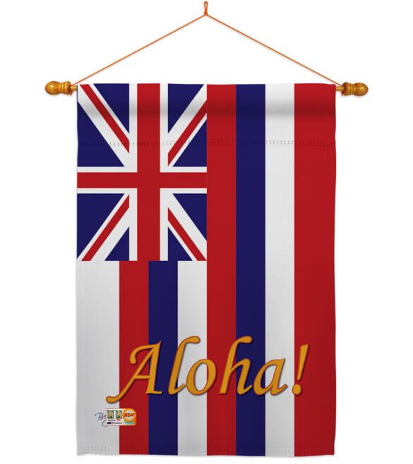 Hawaii - States Americana Vertical Impressions Decorative Flags HG108121 Made In USA - Image 14