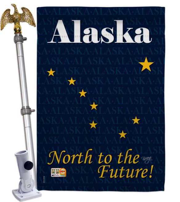 Alaska - States Americana Vertical Impressions Decorative Flags HG108135 Made In USA - Image 14