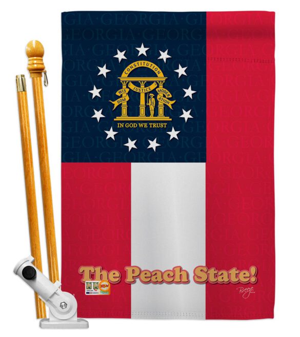 Georgia - States Americana Vertical Impressions Decorative Flags HG108136 Made In USA - Image 5