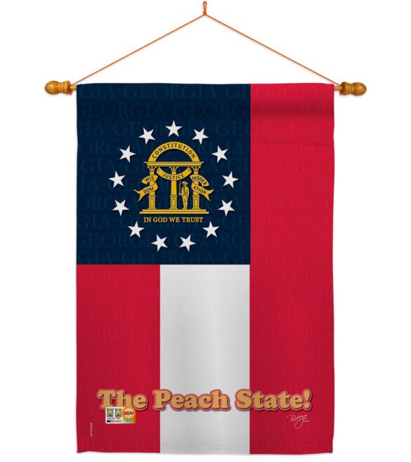 Georgia - States Americana Vertical Impressions Decorative Flags HG108136 Made In USA - Image 14
