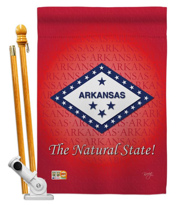 Arkansas - States Americana Vertical Impressions Decorative Flags HG108137 Made In USA - Image 6