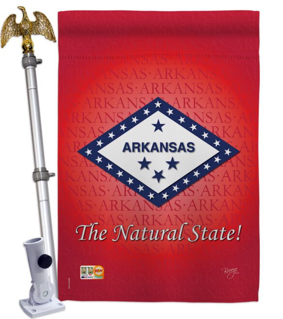 Arkansas - States Americana Vertical Impressions Decorative Flags HG108137 Made In USA - Image 14
