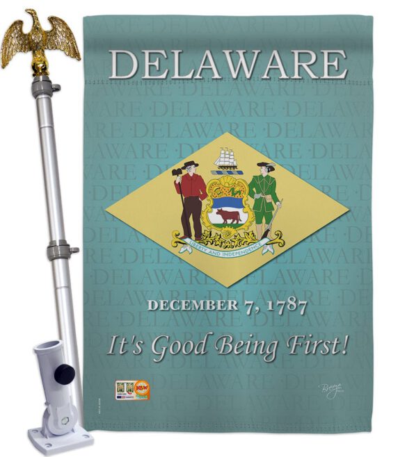 Delaware - States Americana Vertical Impressions Decorative Flags HG108139 Made In USA - Image 13