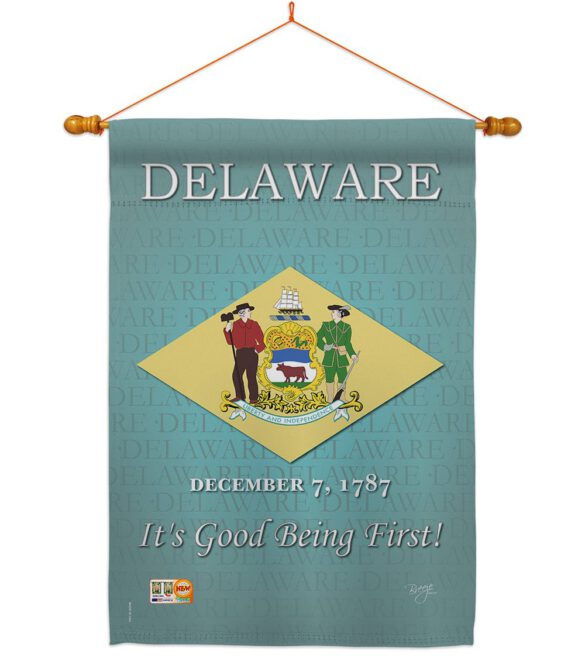 Delaware - States Americana Vertical Impressions Decorative Flags HG108139 Made In USA - Image 14