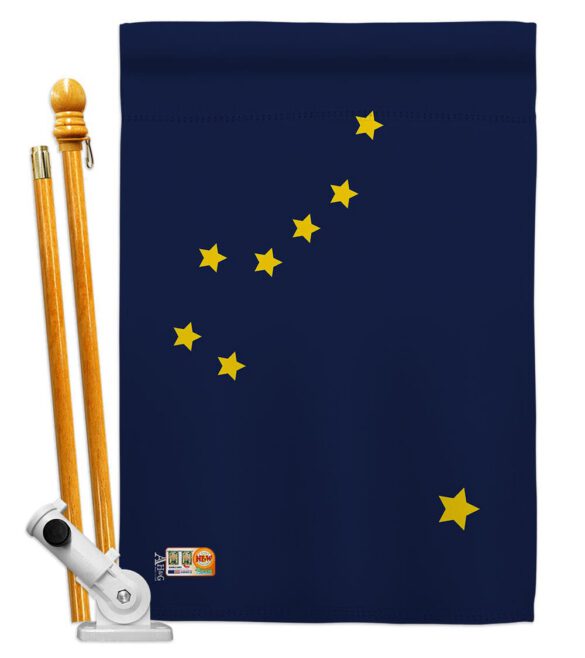 Alaska - States Americana Vertical Impressions Decorative Flags HG140502 Made In USA - Image 6