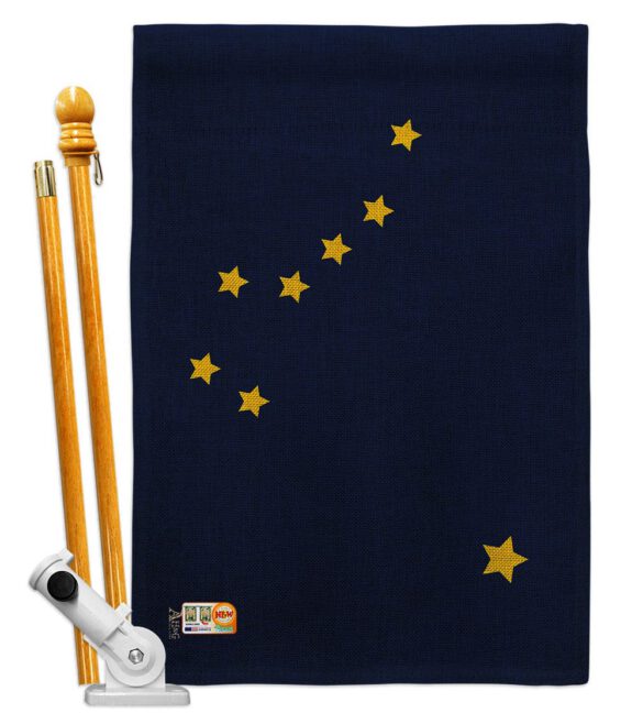 Alaska - States Americana Vertical Impressions Decorative Flags HG140502 Made In USA - Image 19