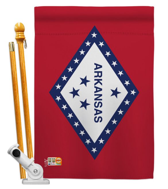 Arkansas - States Americana Vertical Impressions Decorative Flags HG140504 Made In USA - Image 6