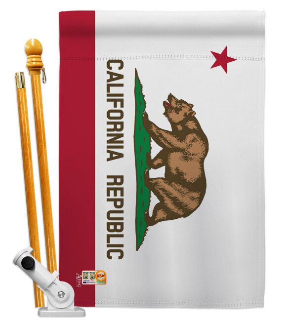 California - States Americana Vertical Impressions Decorative Flags HG140505 Made In USA - Image 5
